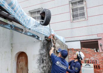丹娜斯颱風肆虐後　大雨再次重創嘉南地區