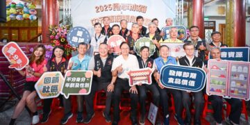 中元普渡發揮大愛 桃園宮廟將普渡物資捐食享冰箱 張善政感謝熱心響應