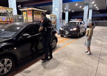 枋警加強交通宣導及取締 降低闖紅燈及未戴安全帽違規事故