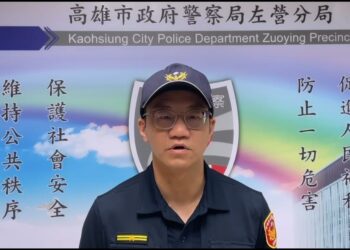 小客車違規駛上人行道左營警分局調查