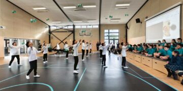 東華附小學子赴紐西蘭交流 扯鈴與體育圓滿了國民外交