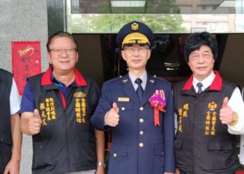 全國報系鍾百城帶領核心幹部蒞臨桃園市警察局 新任警察局長廖恆裕交接典禮