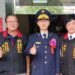 全國報系鍾百城帶領核心幹部蒞臨桃園市警察局　新任警察局長廖恆裕交接典禮