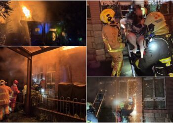 影音/五結民宅凌晨火警 一家三代四人嗆傷送醫