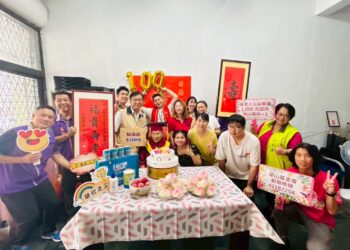 人瑞老兵百歲慶生 擔任愛老人餐會宣傳大使