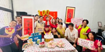 人瑞老兵百歲慶生　擔任愛老人餐會宣傳大使