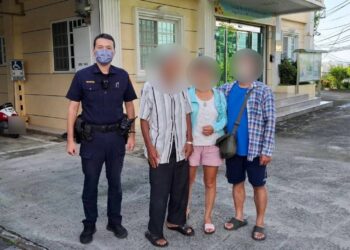 父親節前驚魂記老翁迷航半百里 田寮警箭步救援助返家