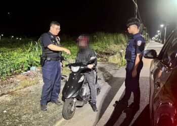 日籍騎士深夜迷航 暖心龍泉警緊急救援