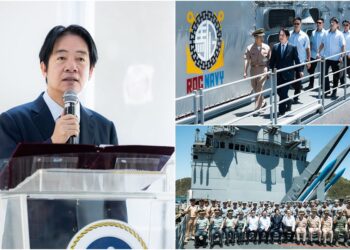 勗勉一六八艦隊 賴清德:明年度國防預算將占GDP3.32% 可望在2030年前達到GDP 5%