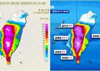 影音/滂沱大雨災不停 8/1這些地方和學校停班停課