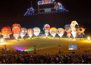 嗨翻鹿野高台8/20、8/21連續兩場「無人機X熱氣球光雕音樂會」 旺福、理想混蛋接力登場