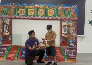 彰化家扶皮影戲迎中秋  員林展愛志工隊邀親子共度溫馨佳節