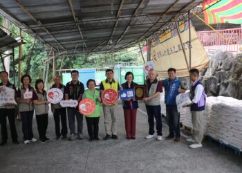 化善心為實質行動     八里紫皇天乙真慶宮普渡後送愛     8000斤白米溫暖新北弱勢
