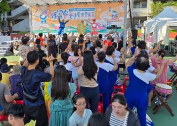 竹東客家流行音樂親子活動超熱鬧  假日二重國小嗨翻天
