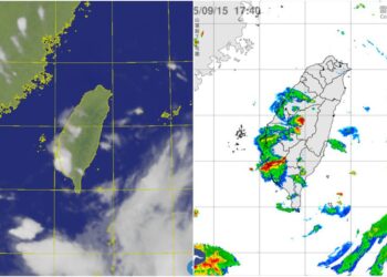影音/0915午後大雨特報 嘉義山區有局部大雨