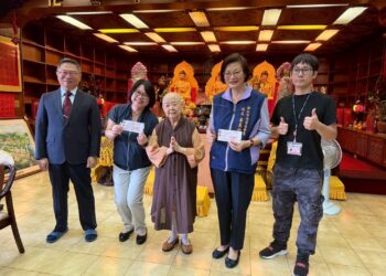 佛國悟宗淨土彌陀禪寺捐助新北     釋自弘師父幼時貧困立志     行善不只一端