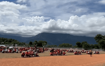 花工響應國家防災日 外師教英文防災口訣