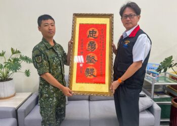 花蓮子弟上士盧金來、上兵何寬哲榮獲114年國軍楷模