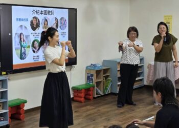 東華附小幼兒園開學日   氣球.乖乖.蘋果歡樂送