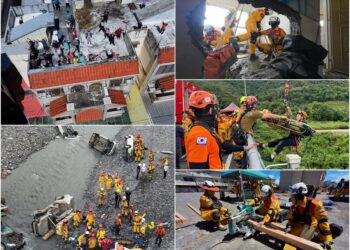 影音/模擬8.5強震海嘯救災演練 全部來真的！