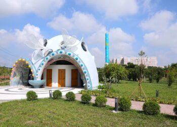 嘉義縣荷苞嶼綠色永續園區啟用　全台首座焚化廠轉型環境教育園區