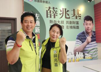 ▲凌煙用文化的溫度,為高雄這座城市寫下新的希望。(圖/薛兆基競選辦公室提供)