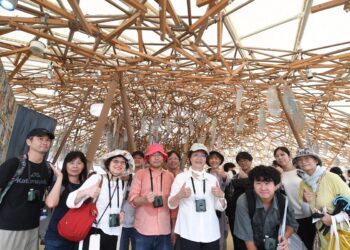 參訪日本2025大阪萬博   王惠美為設計展汲取國際能量