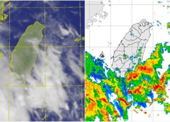 影音/對流雲系發展旺盛 0919中午大雨特報