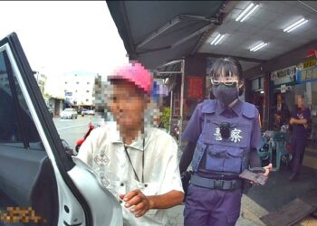 徒步1.5公里迷路!鼎山警暖心護送平安返家