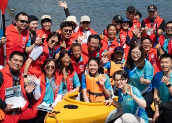 愛在海洋!親海無礙! 蕭副總統攜數百各國身障夥伴親揭首屆無障礙海洋日 管碧玲:平權共融、探索海洋成為日常