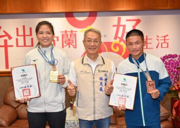 國際柔道賽奪金摘銅  柔道小將獲代理縣長接見肯定