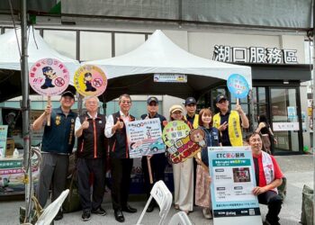 「乖乖」化身交通安全大使! 高公局偕湖口服務區推交通安全月暨ETC宣導小劇場互動吸睛