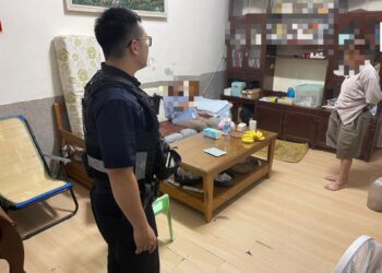 社皮所結合敬老活動 深入社區強化反詐騙宣導