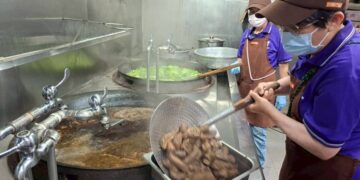 三商巧福愛心牛肉麵暖喜樂   院區帶來飽足的人情味