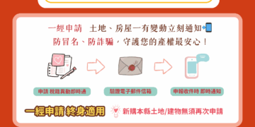「稅籍異動即時通」 即刻掌握不動產異動資訊 打詐防騙新標竿 AI迎接新世代