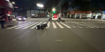 三民區大昌二路與大豐二路口2機車碰撞3輕傷 經查轉彎車未讓直行車先行