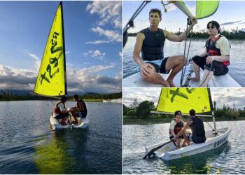 到活水湖體驗無障礙帆船趣 蕭煌奇感覺很棒!