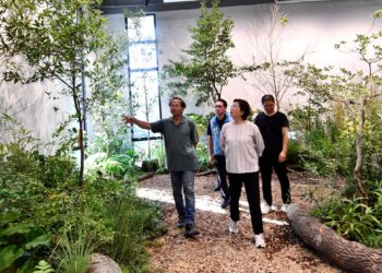 王惠美關注「田尾行」展館籌備進度  期待開展後迎接來自國內外的遊客