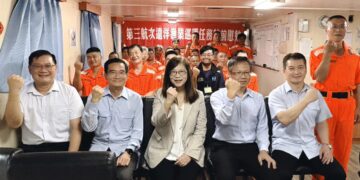 台灣海巡遠洋巡護總浬程已達56萬浬、繞赤道26圈 管碧玲:每一次遠航都在寫新的歷史!