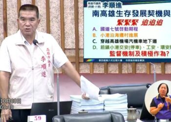 市議員李順進　關切南高雄經濟發展契機