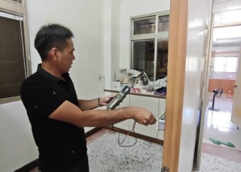 水電超人深入光復災區搶修  花縣府滿心感激自發性作為