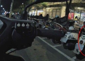 竹田鄉自小客閃避車輛自撞電桿 所幸無人傷亡