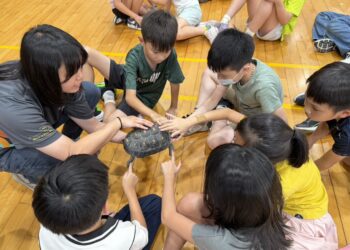 環境教育列車開進校園 遠雄和學童共探海洋奧秘