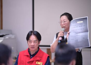 縣長徐榛蔚向總統賴清德簡報災情  籲中央跨部會統合支援復建