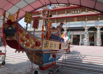 台南喜樹萬皇宮龜醮仙舟開光 傳承百年民俗