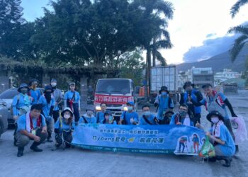 跨縣市教育夥伴 協助光復國中災後清淤