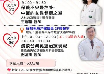 乳癌防治月醫師講座登場 定期篩檢保健康