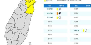 影音/東北季風影響 北市山區有局部大雨或豪雨 大臺北及宜蘭防局部大雨