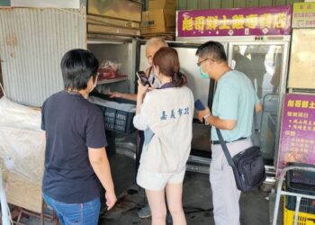 嘉義市府聯合稽查護食安  中秋烤肉安心上桌