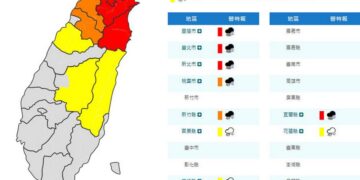 更新訊息/滂沱大雨直直落 這些地方及學校10/21停班停課